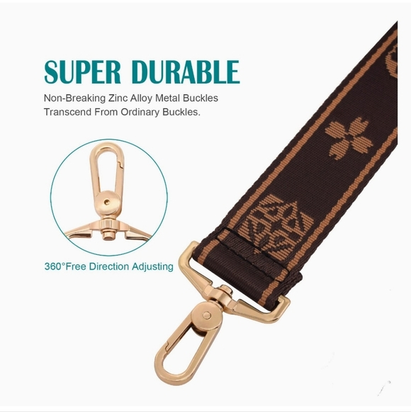 Brown Crossbody Bag Replacement Strap - Picture 5 of 10